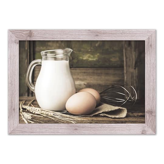 Milk & Eggs Western Framed Print